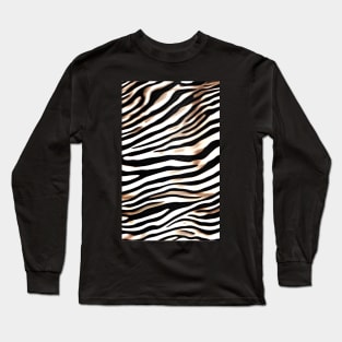 Zebra hide pattern Long Sleeve T-Shirt